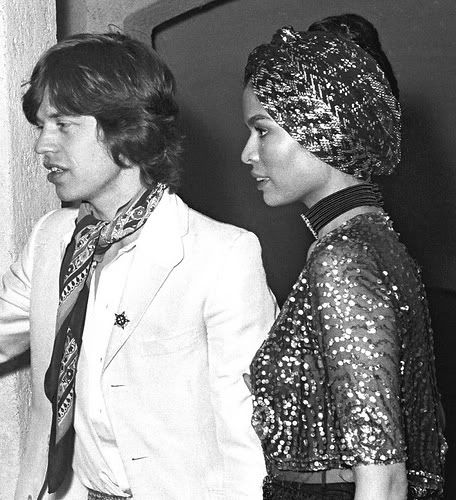 bianca & mick jagger Pictures, Images and Photos