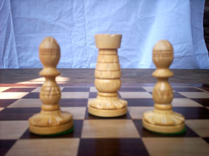 Flower Base Chess Set