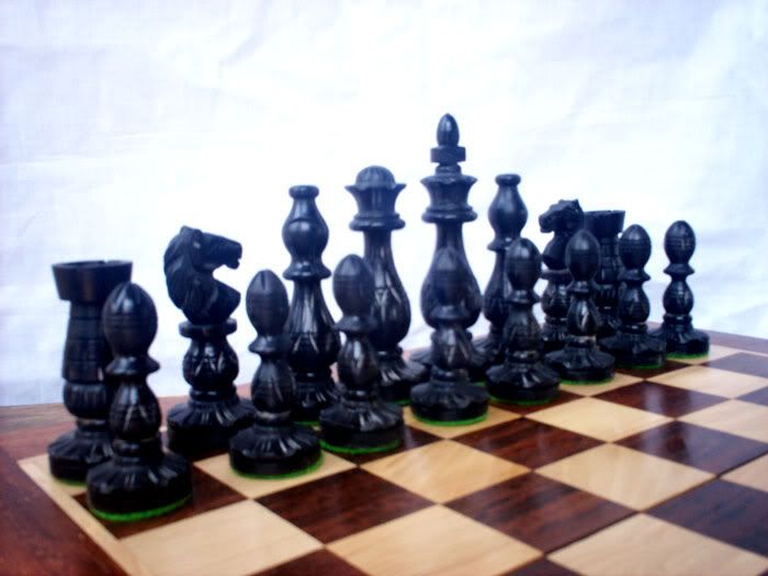 Flower Base Chess Set