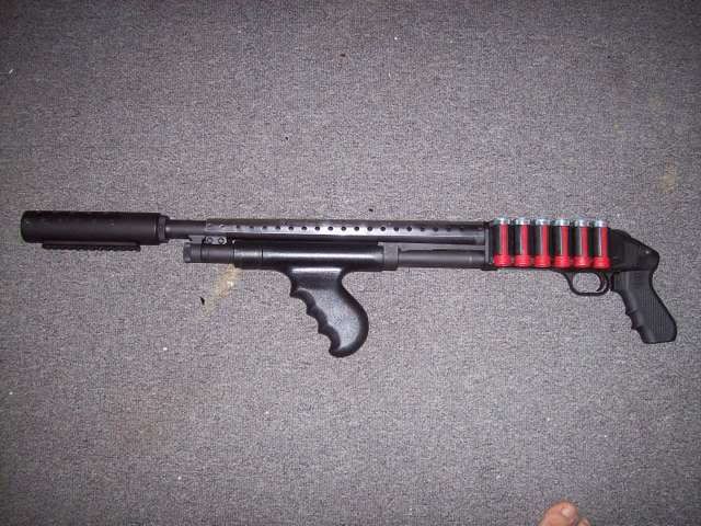 mossberg 500 pistol grip effigy