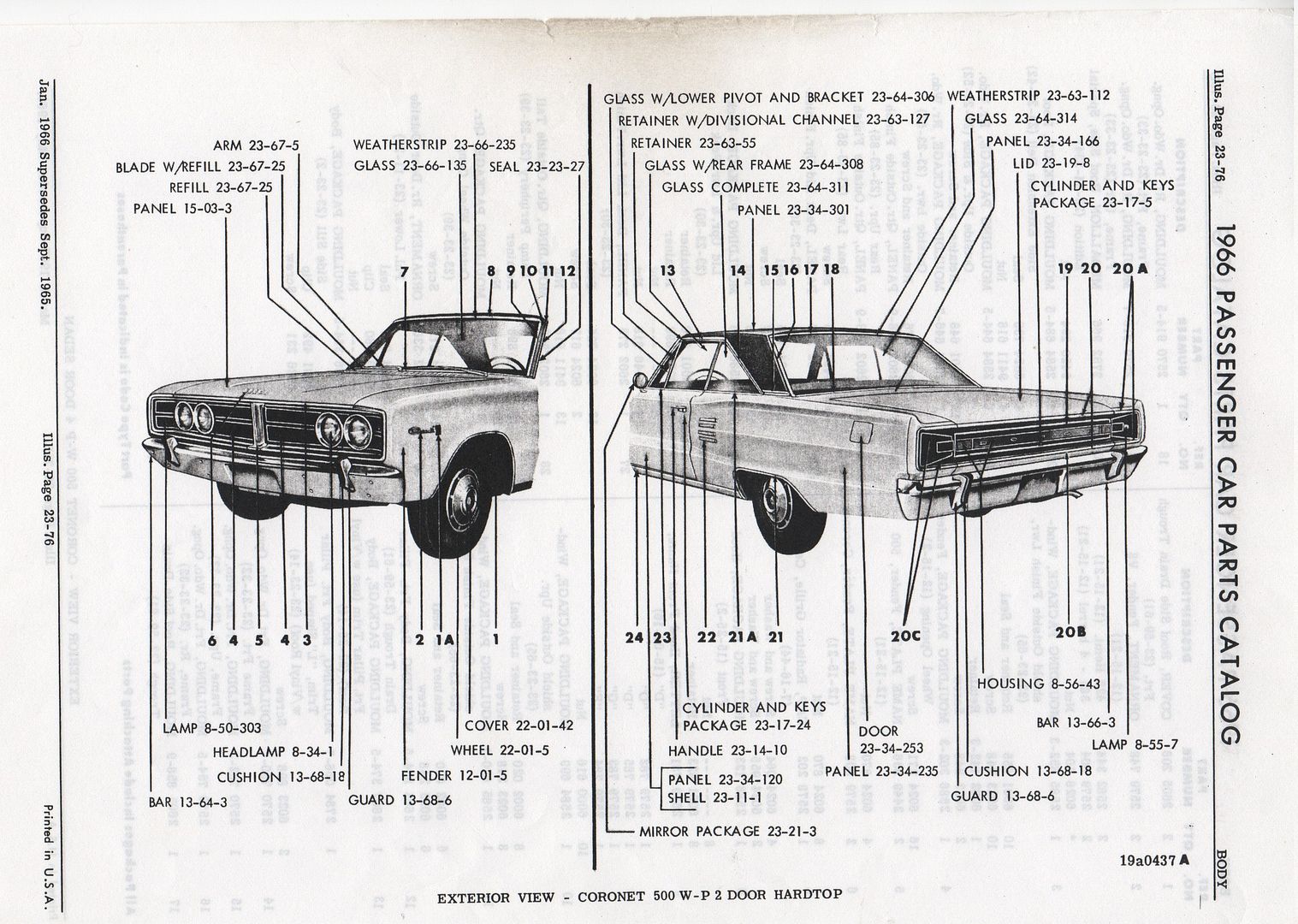 [Image: 1966FPB-Coronet5002DoorHardtopExteriorTr...g~original]