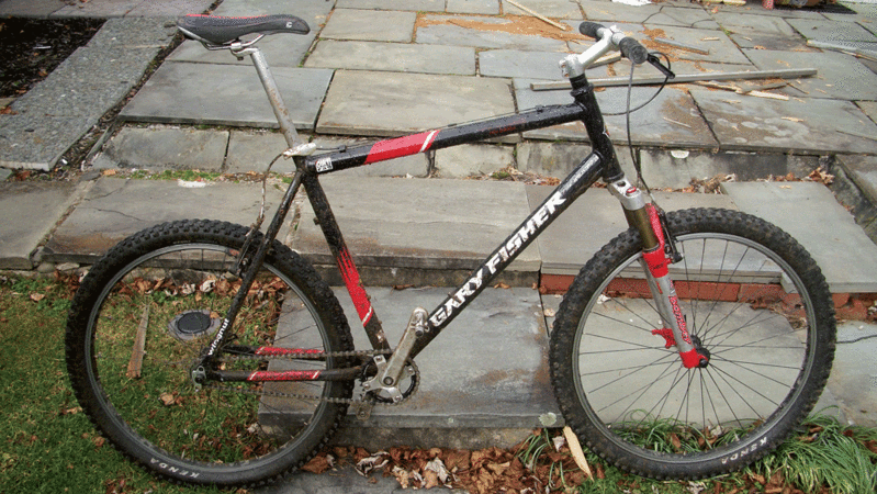 old school full suspension mountain bike