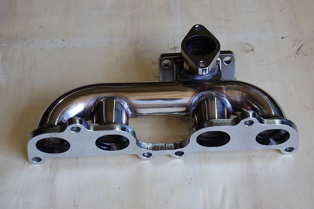 Toyota Stainless Turbo T3 Manifold Header Tacoma Hilux 4Runner 2RZ-FE