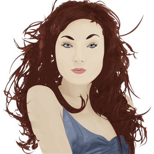 never finished it. hair is one major *****, do not EVER vector hair being 