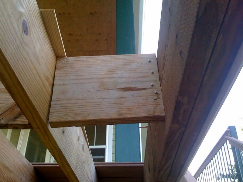 Deck is sagging