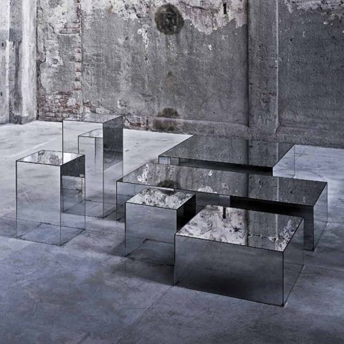 mirrored coffee tables