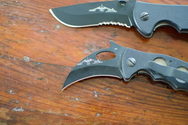 WTS Emerson Mini Karambit, Commander & Benchmade 9700S