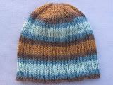 Stripey Ribbed Hat - Child, 1-8 years