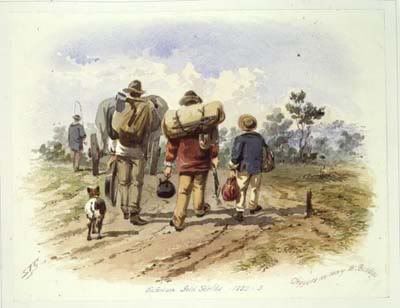 gold rush australia 1851. The Australian gold rushes