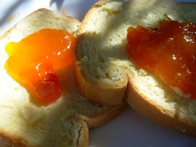 Brioche with Home-Made Apricot and Lavender Jam Brioche with Home-Made Apricot and Lavender Jam