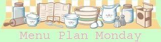 Menu Plan for Week Beginning 16th July 2012