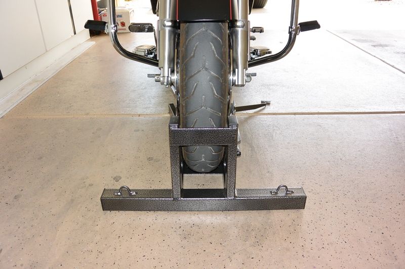 "WHEELDOCK", Motorcycle Chock....Pics Road Glide