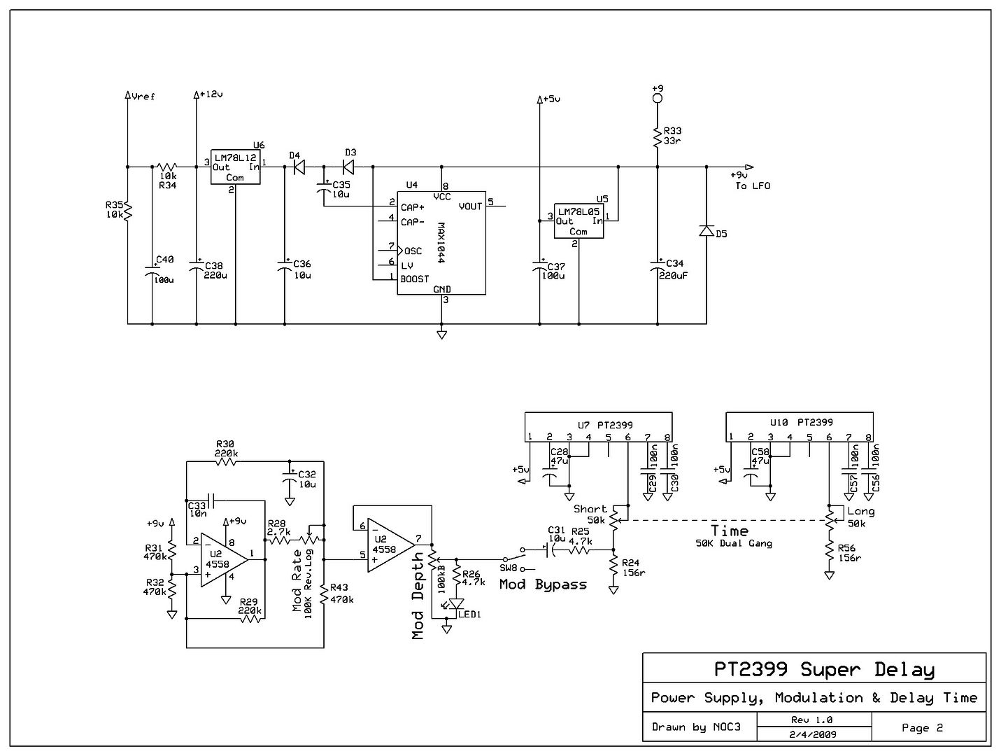 freestompboxes.org • View topic - Rediculously modded PT2399 Delay