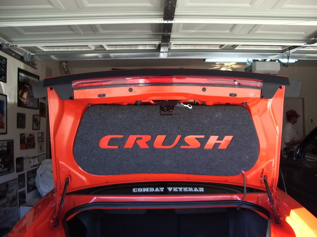 dodge charger trunk liner