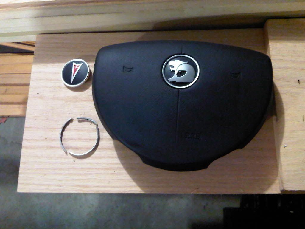 Steering Wheel airbag cover removal LS1GTO Forums