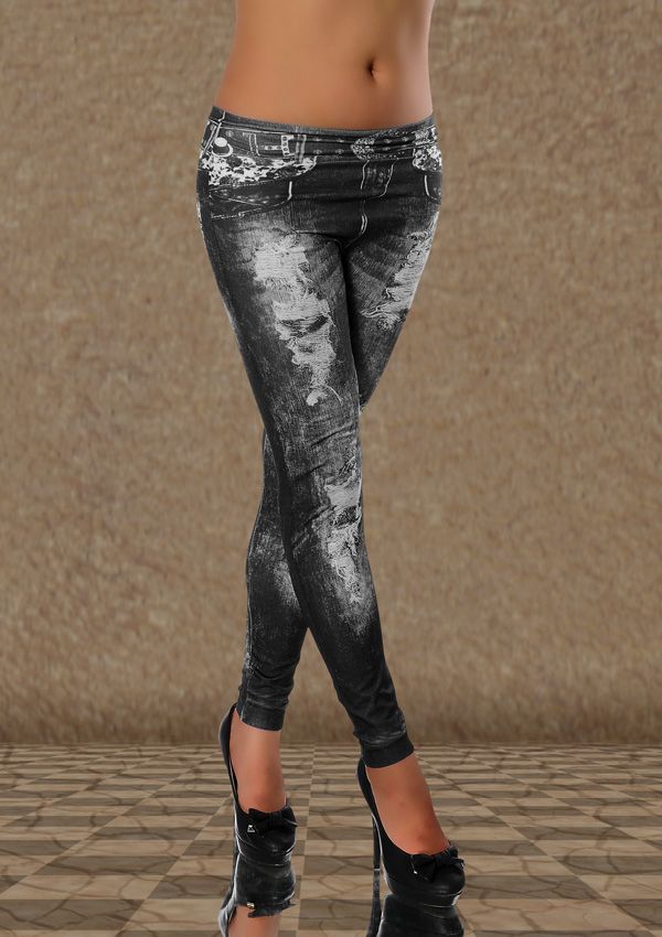 DAMEN STRETCH HOSE Stoffhose Treggings Jeggings Leggins DAMEN STRETCH HOSE Stoffhose Treggings Jeggings Leggins