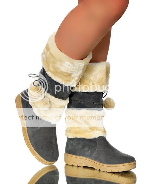 Winterstiefel Schneestiefel gefüttert Winter Damen Stiefel