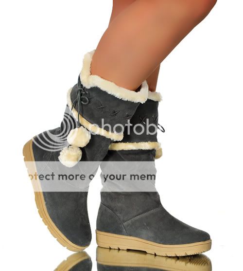 Winterstiefel Schneestiefel gefüttert Winter Damen Stiefel