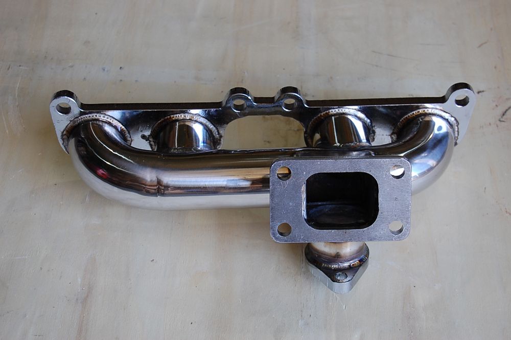 Toyota Stainless Turbo T3 Manifold Header Tacoma Hilux 4Runner 2RZ-FE
