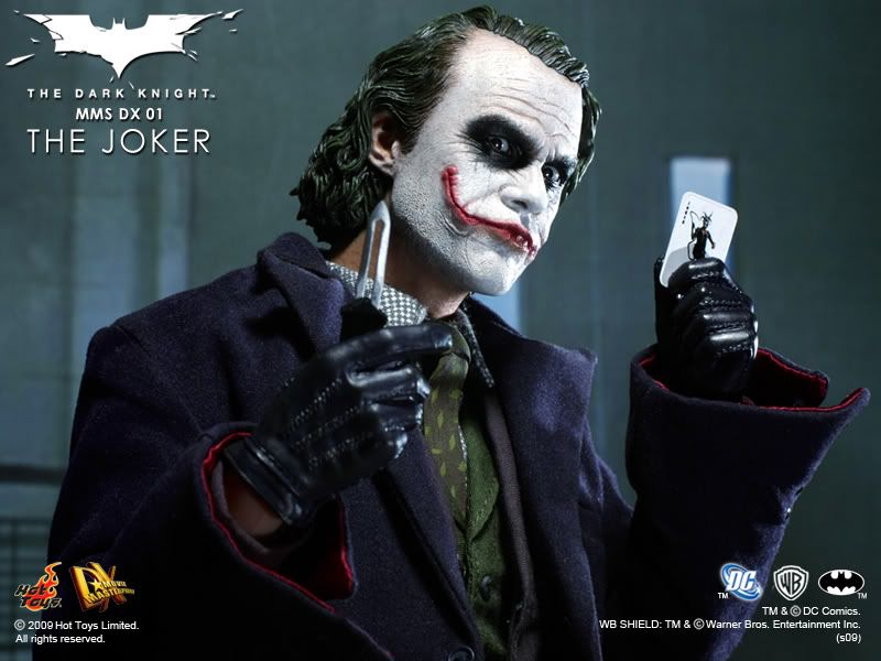 HOT TOYS 12 MMS DX01 DARK KNIGHT 1/6 THE JOKER COLLECTIBLE FIGURE 