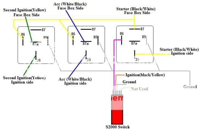 S2000 Start Button Correct Diagram | Team Integra Forums