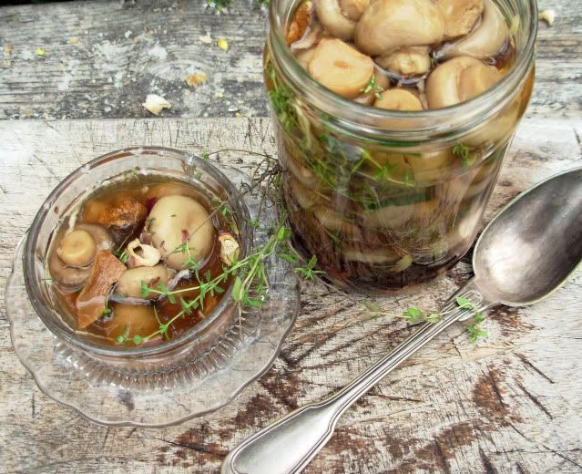 Gifts in a Jar, Let's Make Christmas and Marinated Mushrooms with Herbs