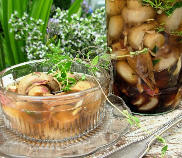 Gifts in a Jar, Let's Make Christmas and Marinated Mushrooms with Herbs